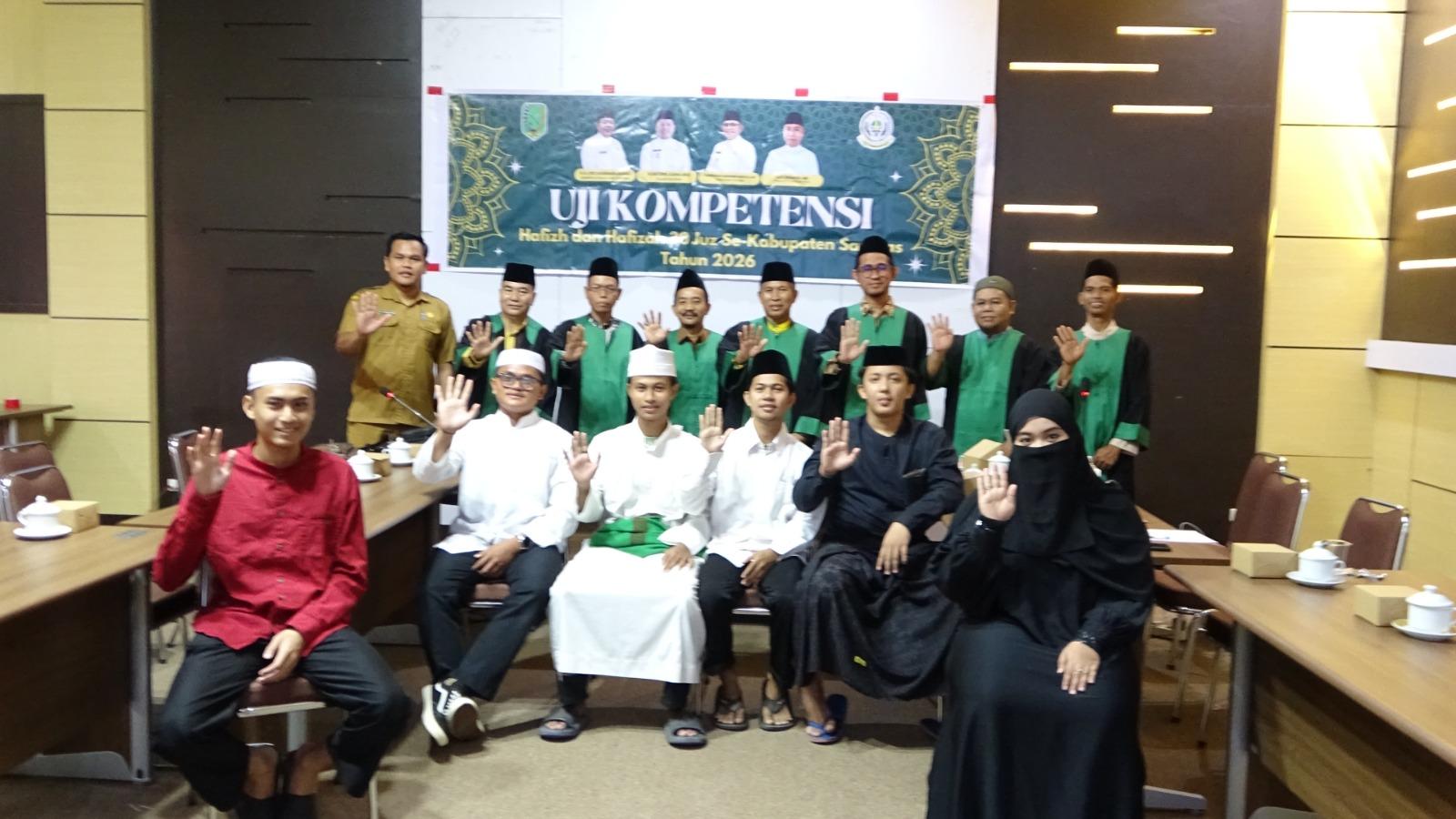 Tahun Ketiga Digelar, Uji Kompetensi Tahfiz Al-Qur'an Pemkab Sambas Fokus Kategori 30 Juz