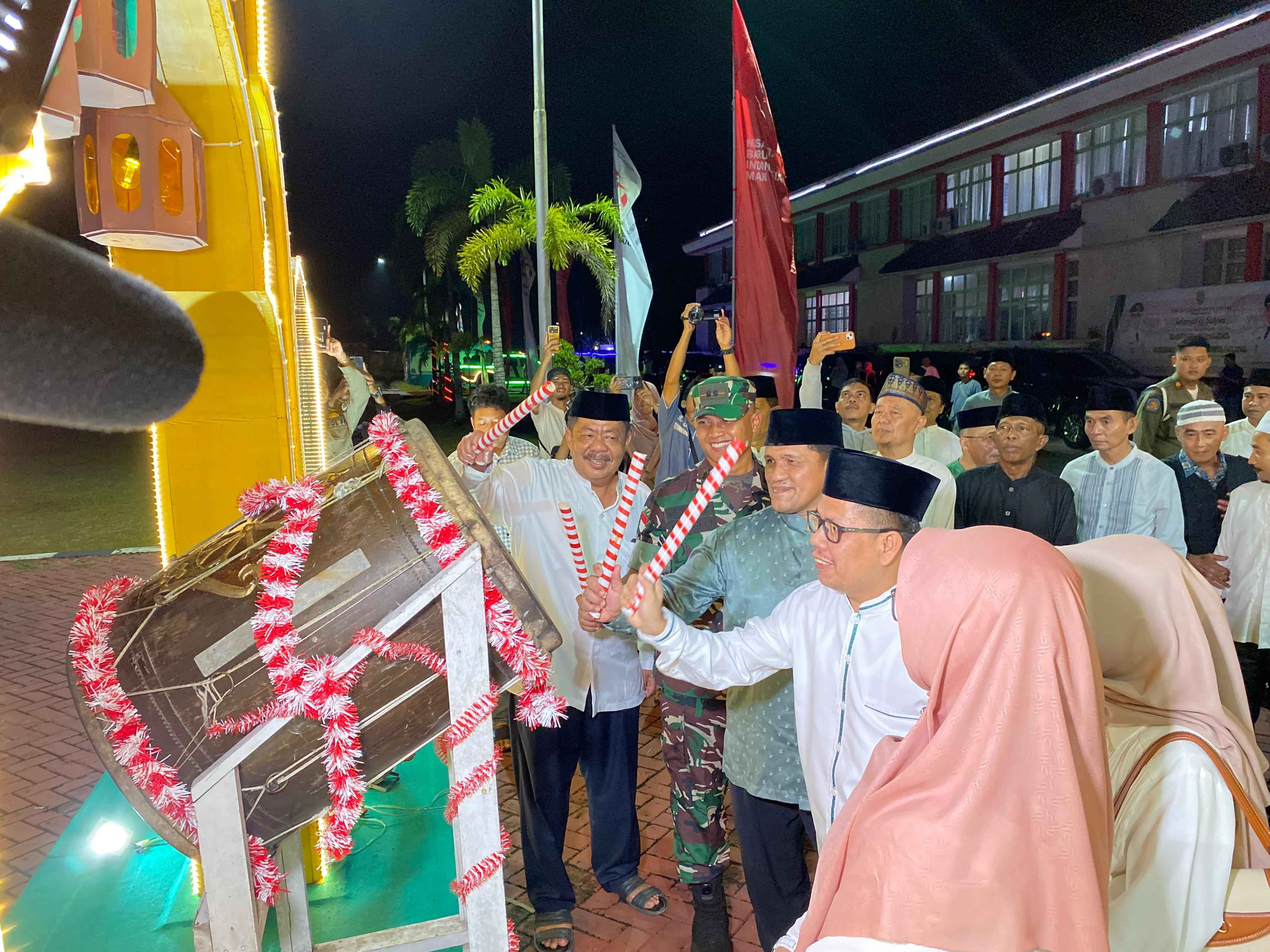 Takbir Keliling Semarakkan Malam Idulfitri di Sambas