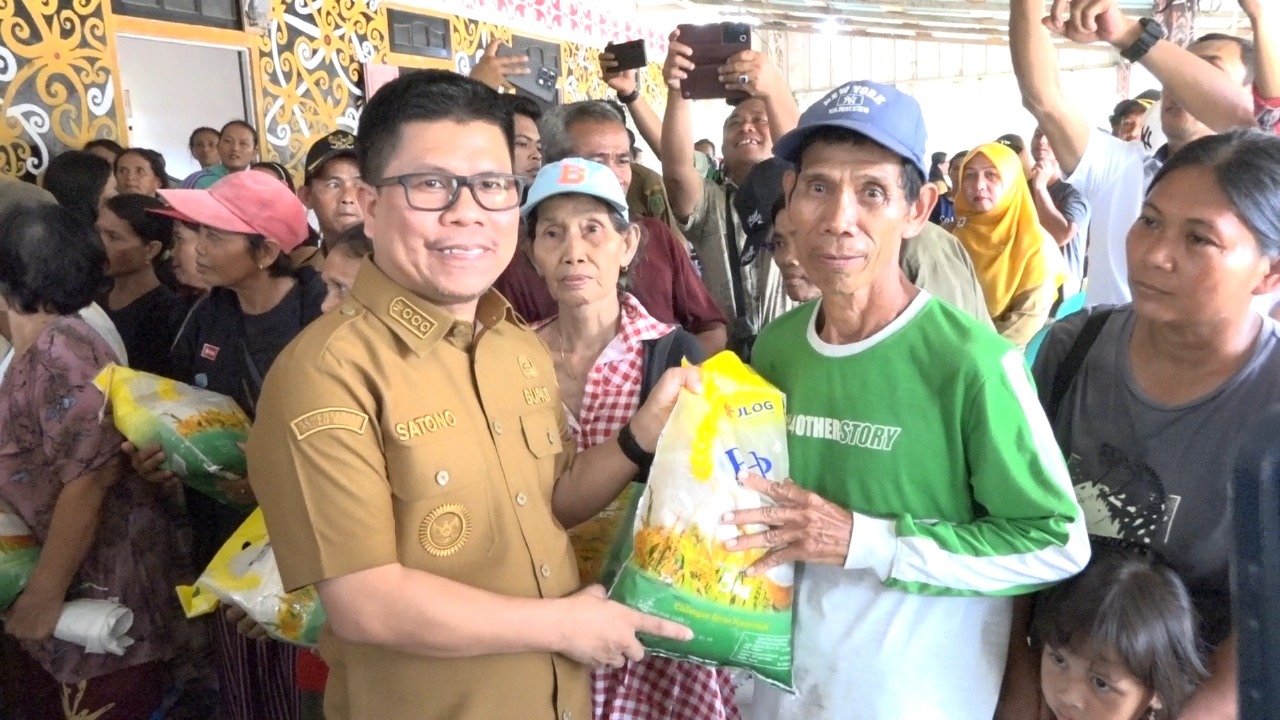 HADIRI GPM DI MERIBAS, BUPATI SATONO HARAP DAPAT MEMBERIKAN MANFAAT LANGSUNG BAGI MASYARAKAT
