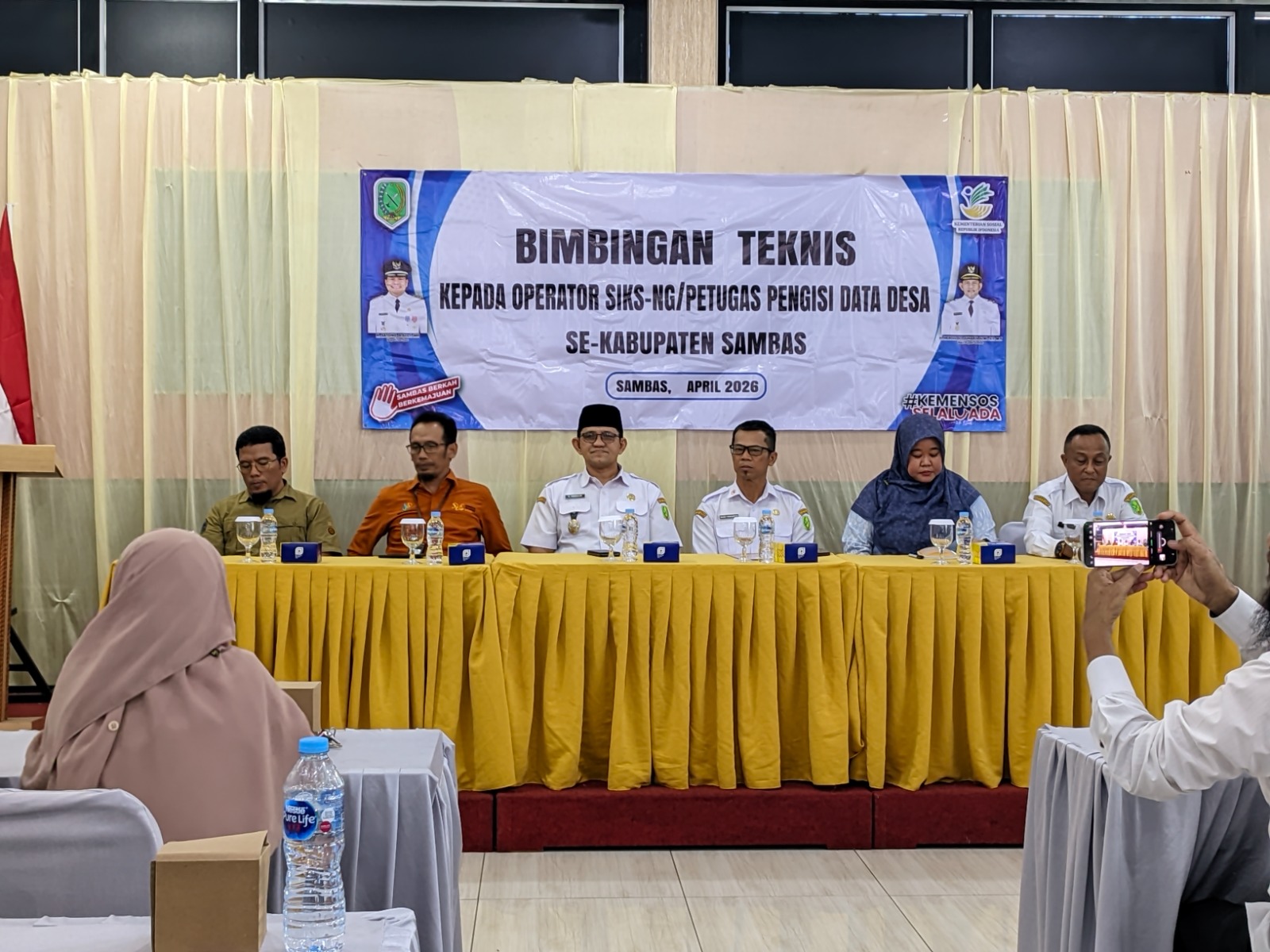 BUKA BIMTEK SIKS-NG, HEROALDI : PERBAIKAN DATA KUNCI BANTUAN TEPAT SASARAN