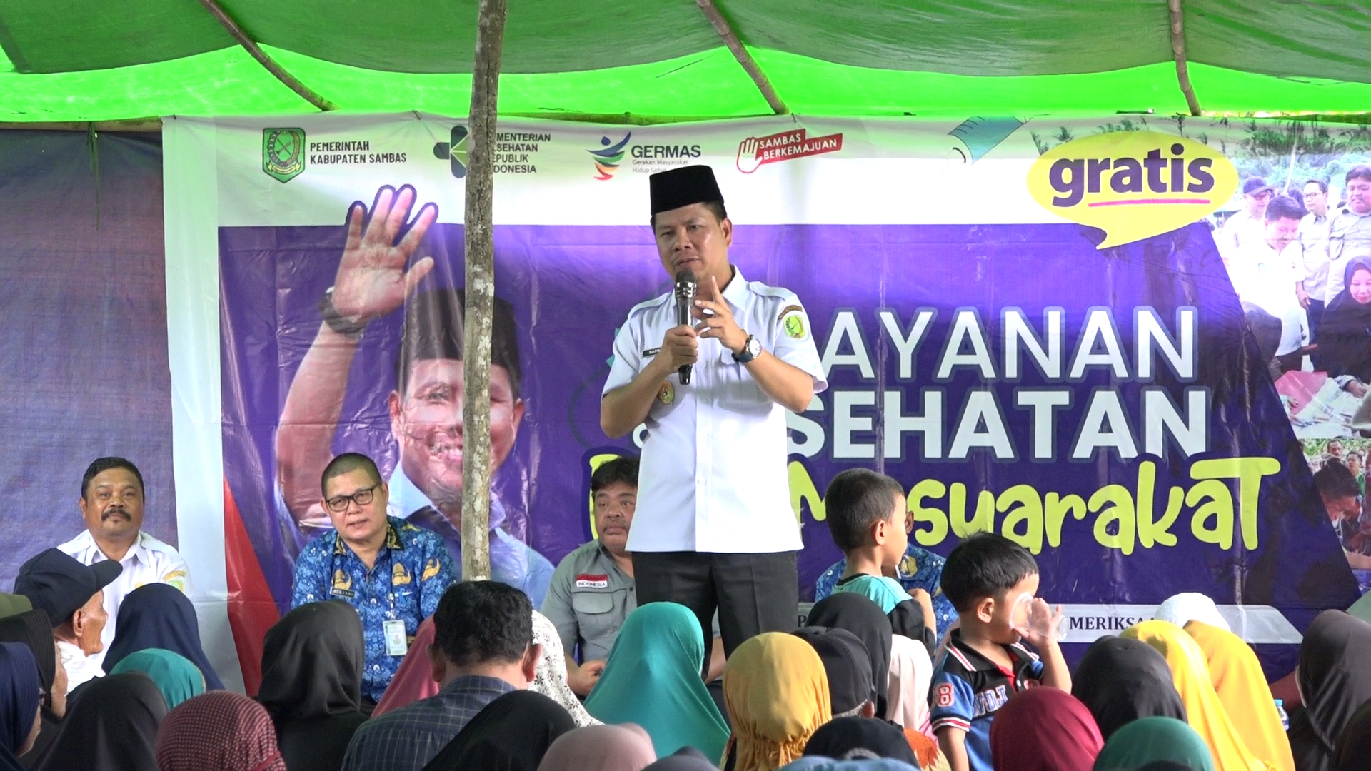 SELAMA MEMIMPIN KAB. SAMBAS, BUPATI SATONO JANJI TERUSKAN PROGRAM PROSSESAR